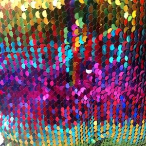 Mini sequin rainbow pillows
